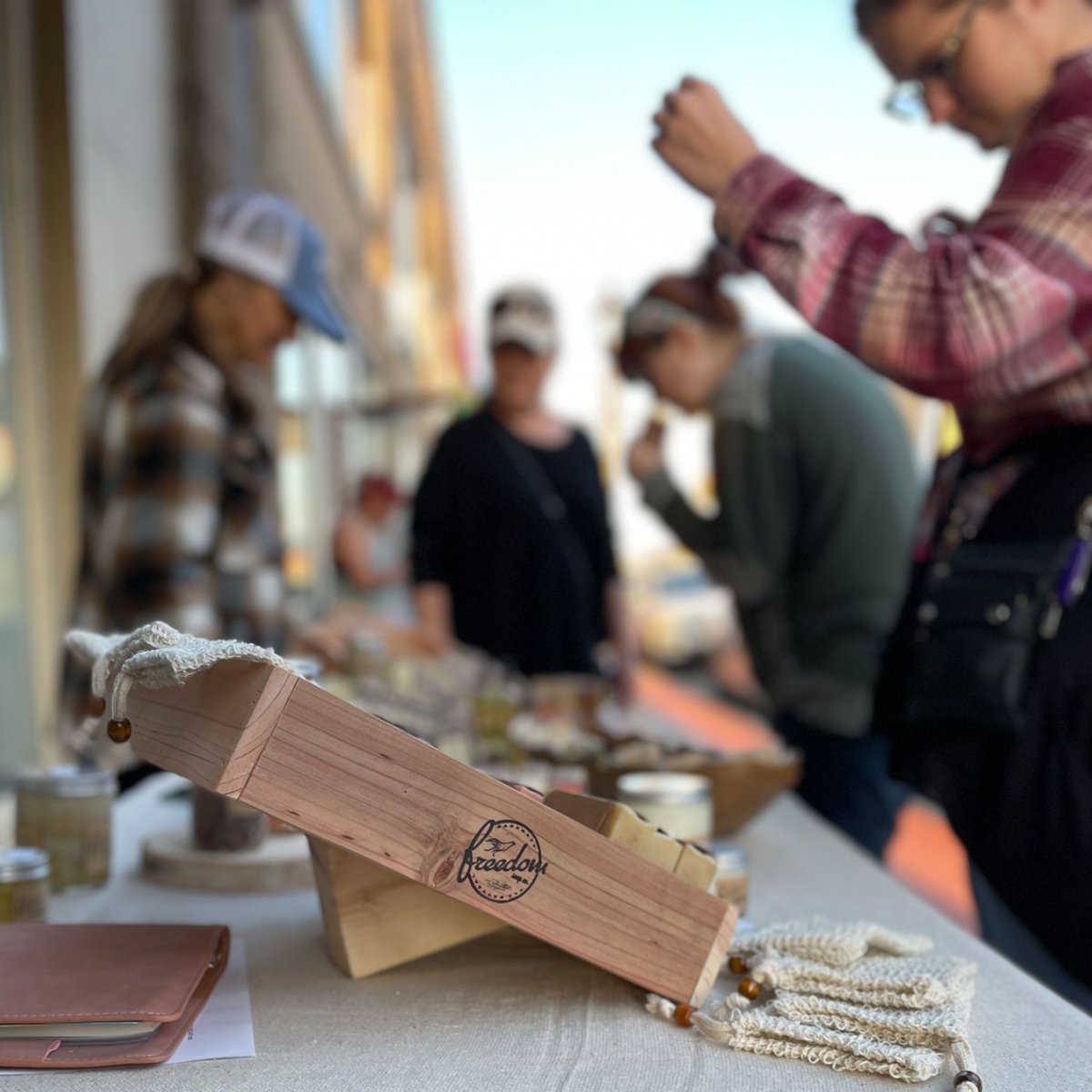 We love local events and markets in and around our hometown in Conway, Arkansas. It's great to connect with our customers and talk about taking care of our skin with clean ingredients. 

#PeopleLikeUs #HealthyLiving #AllNaturalSkincare
🧼 freedomsoaps.com