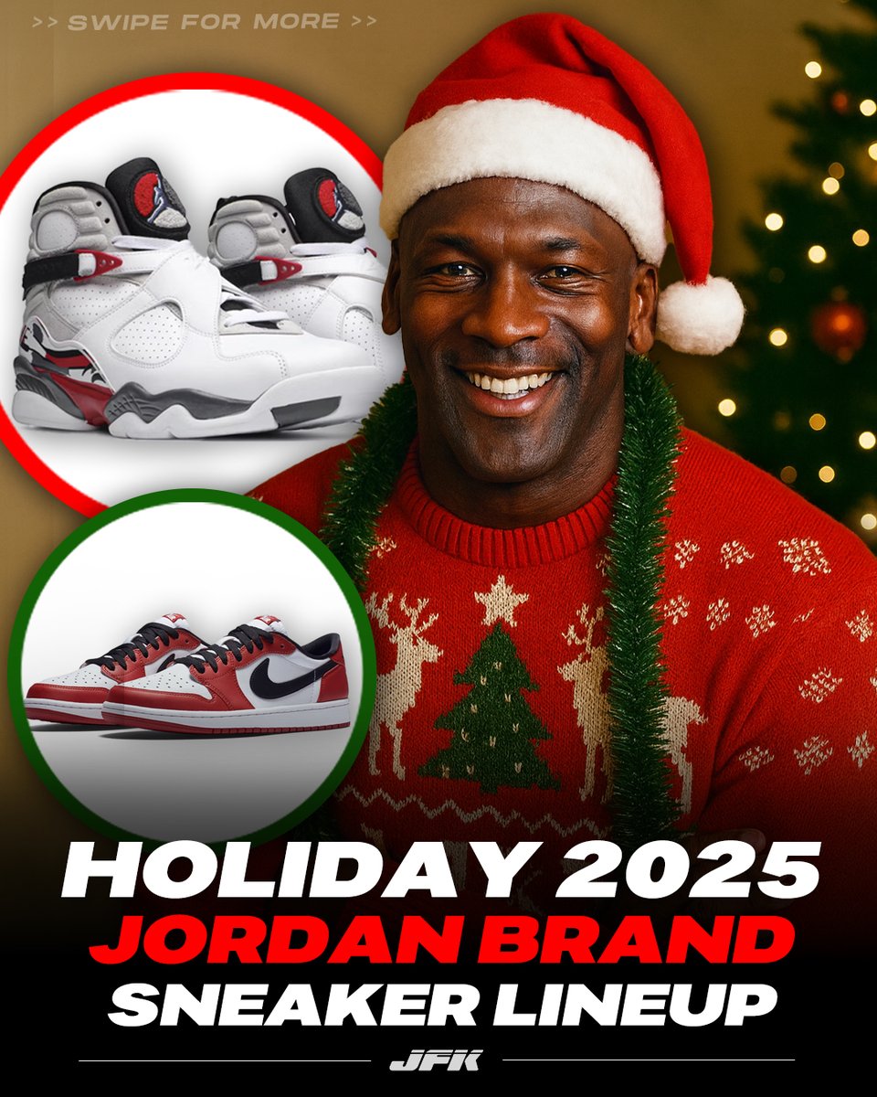 JustFreshKicks's tweet photo. Holiday 2025 is STACKED 🎄🔥

Which drops are on your radar⁉️ https://t.co/6iMo6CndX6