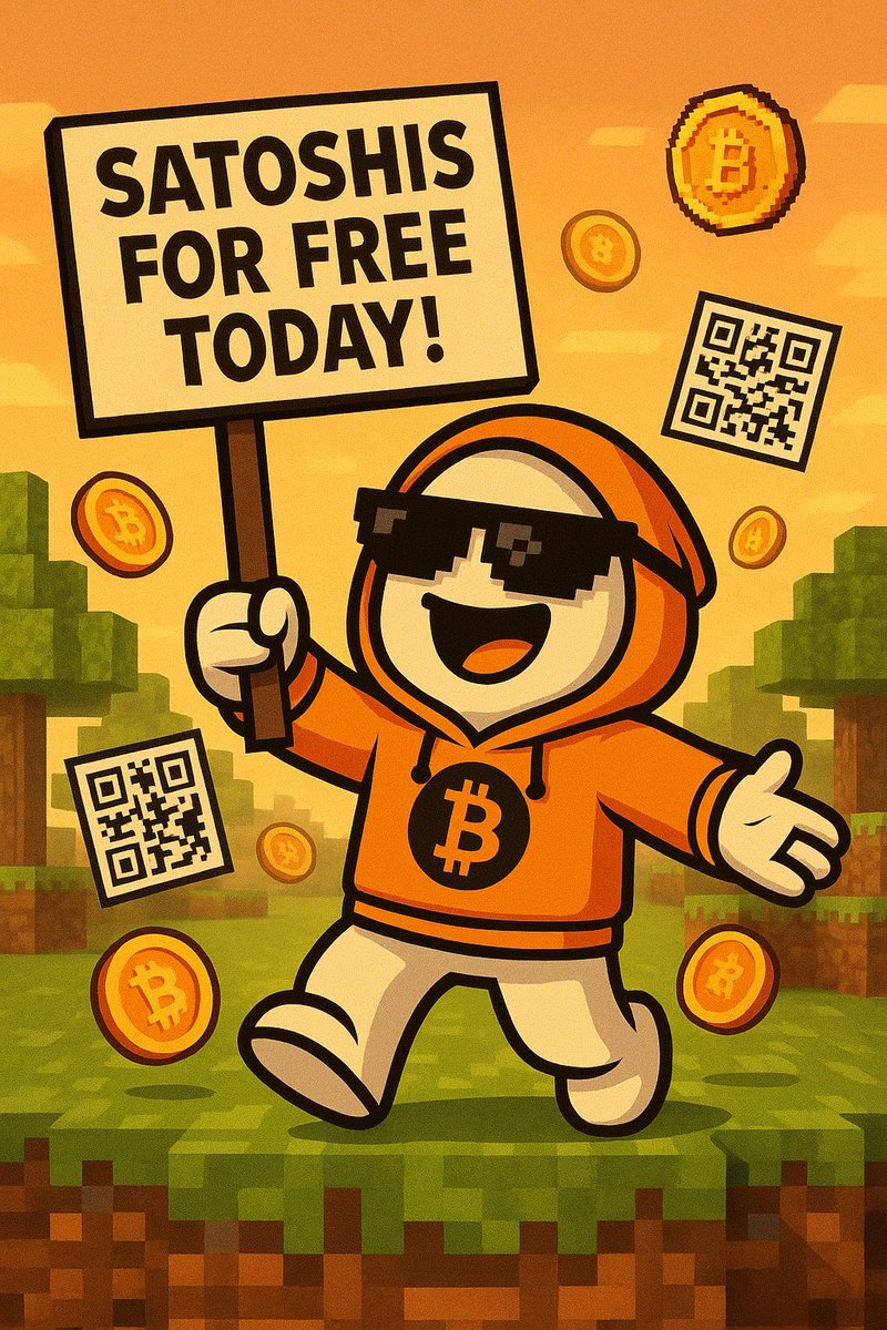 Alex 👽 (@alexesnakamoto) on Twitter photo Bitcoin needs to move. It’s the 21st today.
So here’s the deal:
Everyone NEW who follows, RTs, and sends a damn Lightning QR code gets 210 sats.
Yeah. That simple.
Let’s pump some sat magic. ⚡️🟧 Bitcoin needs to move. It’s the 21st today.
So here’s the deal:
Everyone NEW who follows, RTs, and sends a damn Lightning QR code gets 210 sats.
Yeah. That simple.
Let’s pump some sat magic. ⚡️🟧
