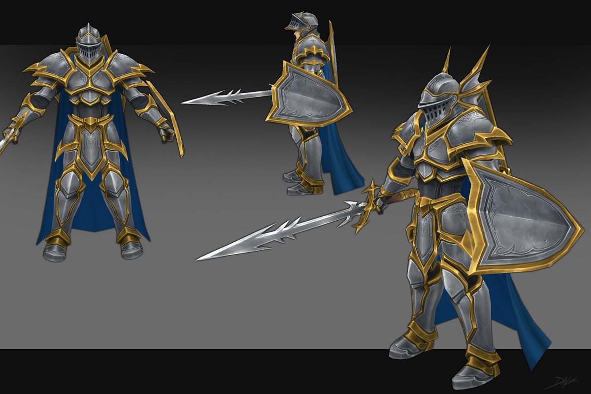Based on feedback, we've made alterations to the Battleon Guardian legs. Great job, Dage! #AQ3D