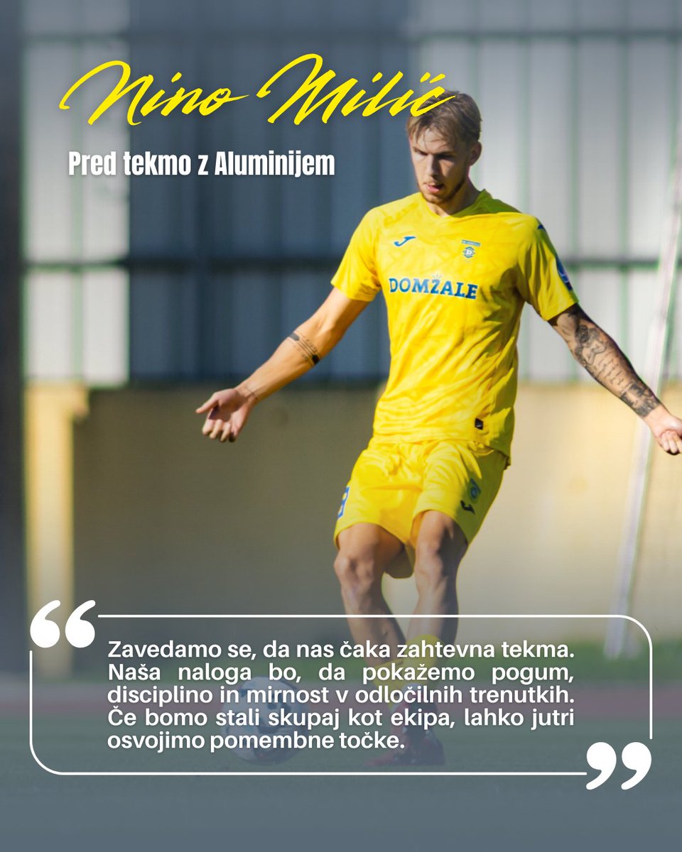 🗣 Dovžan Karahodžić in Milić pred tekmo proti Aluminiju.

Več na: shorturl.at/xjtpZ

#rumenadruzina