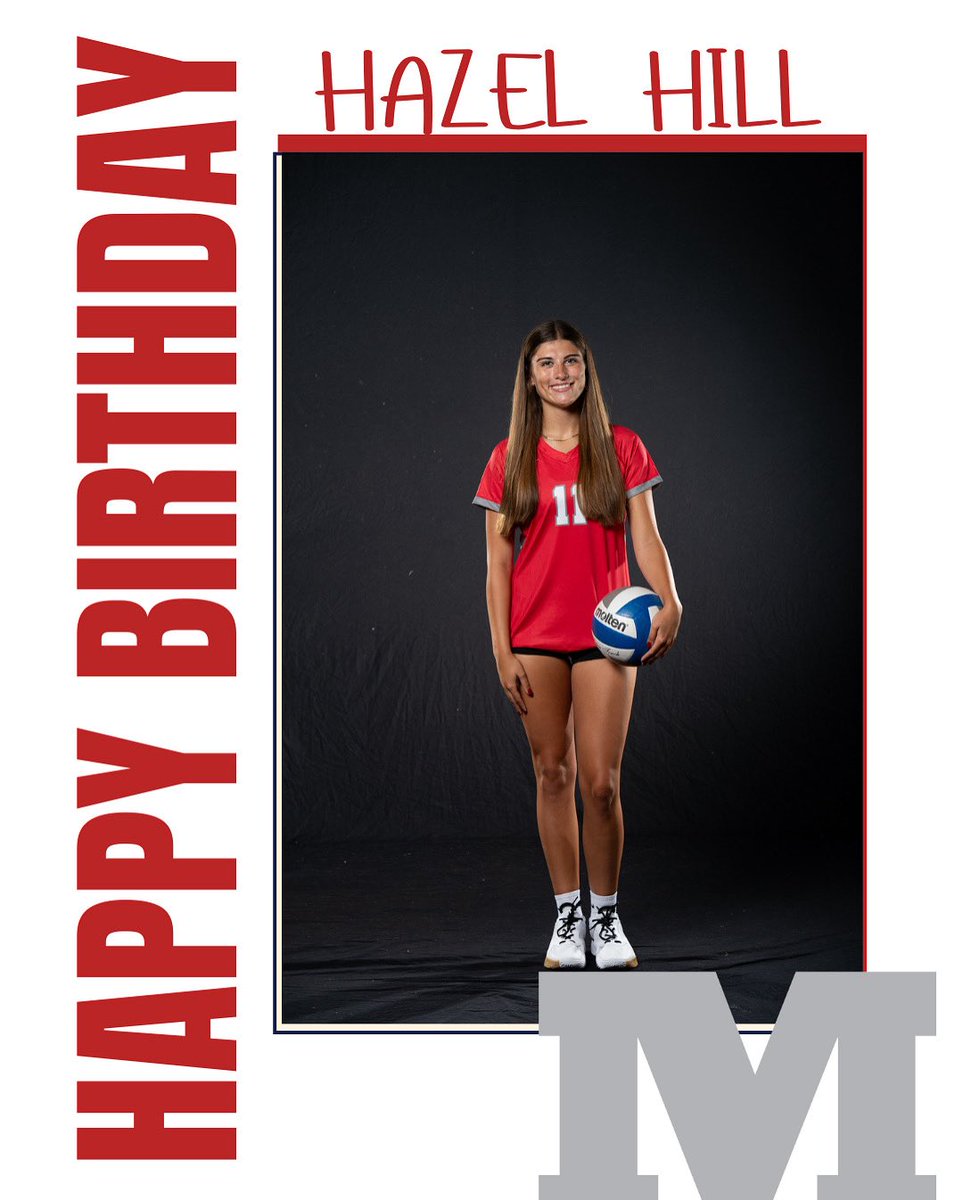 Happy birthday to freshman, Hazel Hill!!! We hope you have a great day!!! 🎉🎂🥳