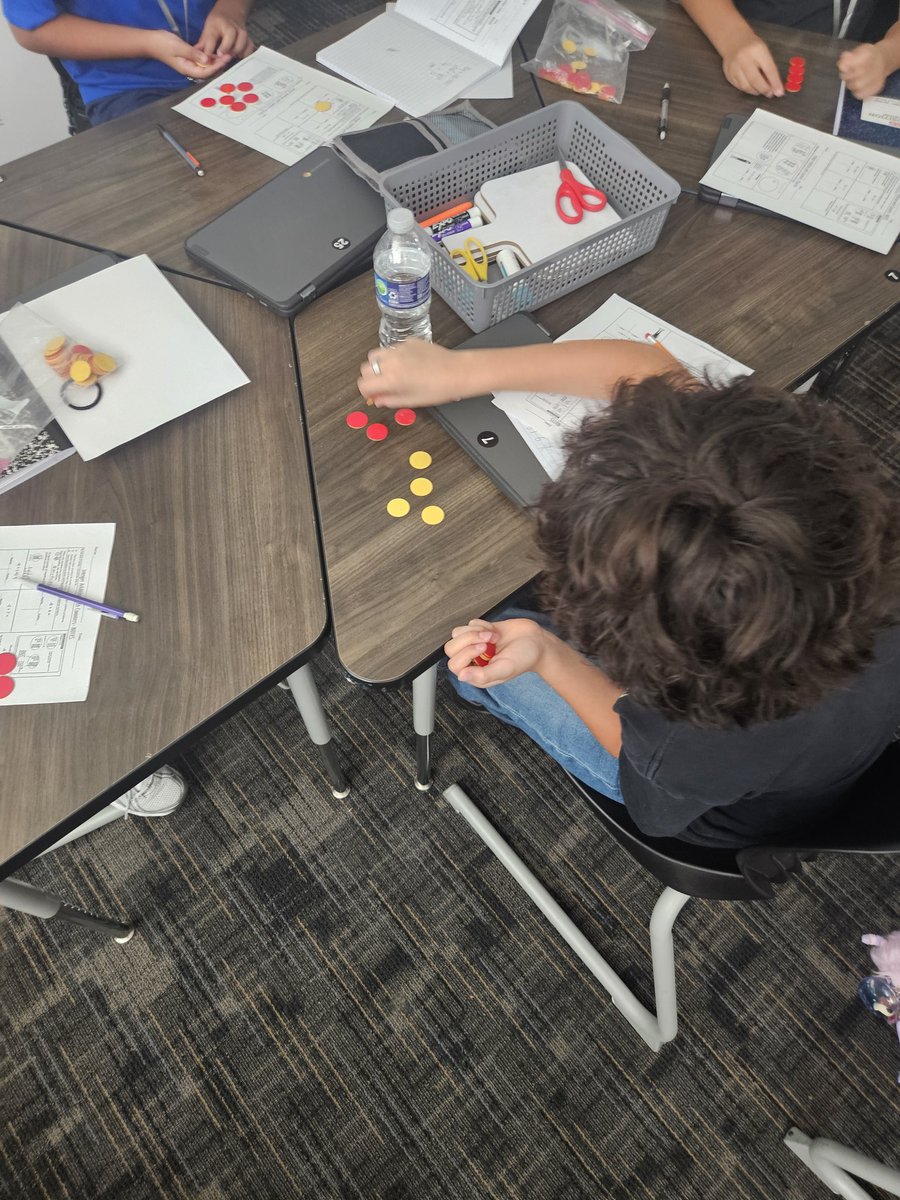 MrGivens_ARMS's tweet image. Students using models to connect integer addition to the Real-World through hands-on activities and academic discourse. 

TEKS: 6.2BCD

@HumbleISD_ARMS @Humble_2ndMath 
@HumbleISD