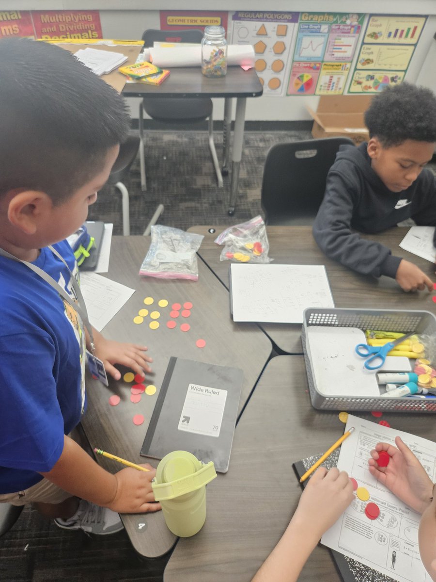 MrGivens_ARMS's tweet image. Students using models to connect integer addition to the Real-World through hands-on activities and academic discourse. 

TEKS: 6.2BCD

@HumbleISD_ARMS @Humble_2ndMath 
@HumbleISD