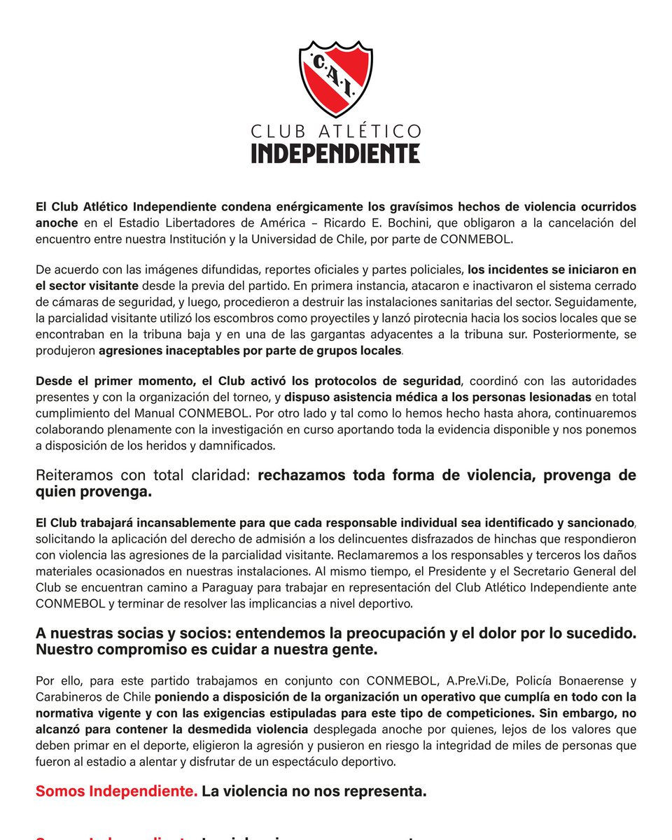 📌 Comunicado oficial