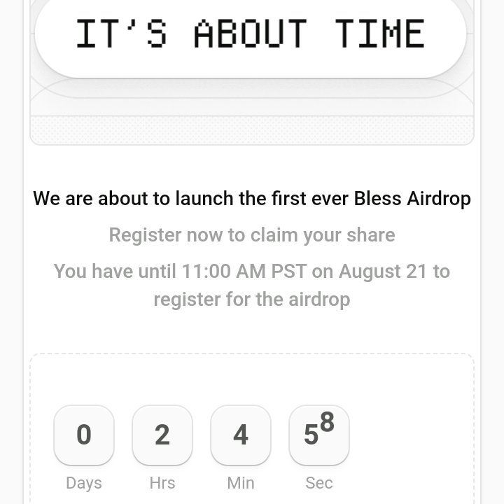 haqq101's tweet image. Last call... 
Less than 2 hours left to lock your spot in @theblessnetwork first ever token drop.
The world’s shared computer is just getting started.... I'm sure you don’t want to miss this entry.

#BlessNetwork #TGE
#Web3