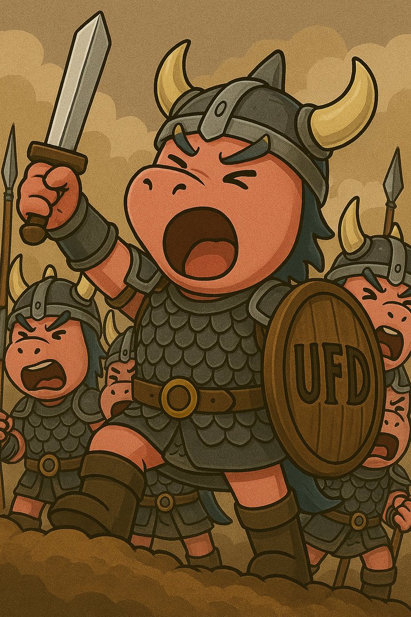 🌞 Other projects now saying
"We are the Bitcoin of meme coins"

☹️ Sorry. You're a few months late
Imitation is flattery 

$UFD = #BabyBitcoin