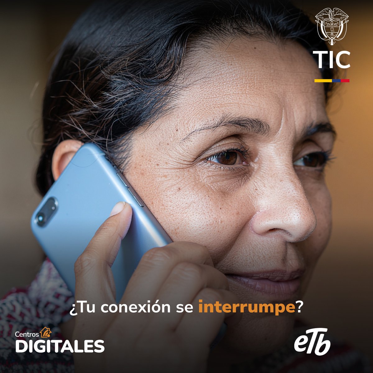 ETB's tweet image. ¿El Internet de los Centros Digitales está fallando? Avísanos y ayúdanos a mejorar el servicio. Llámanos al 01 8000 910 911 o escríbenos a ccc@mintic.gov.co. Internet gratuito y de calidad para todos. #SoporteDigital #MejoraContinua #CentrosDigitales