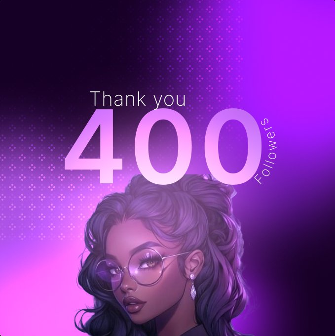 BlockchainVixen's tweet image. Thank youuuu 400 followers.

I&apos;m grateful for y&apos;all.

500 wen?👀

Kindly drop a well thought comment in the quoted below.

Thank y&apos;all.

x.com/BlockchainVixe…