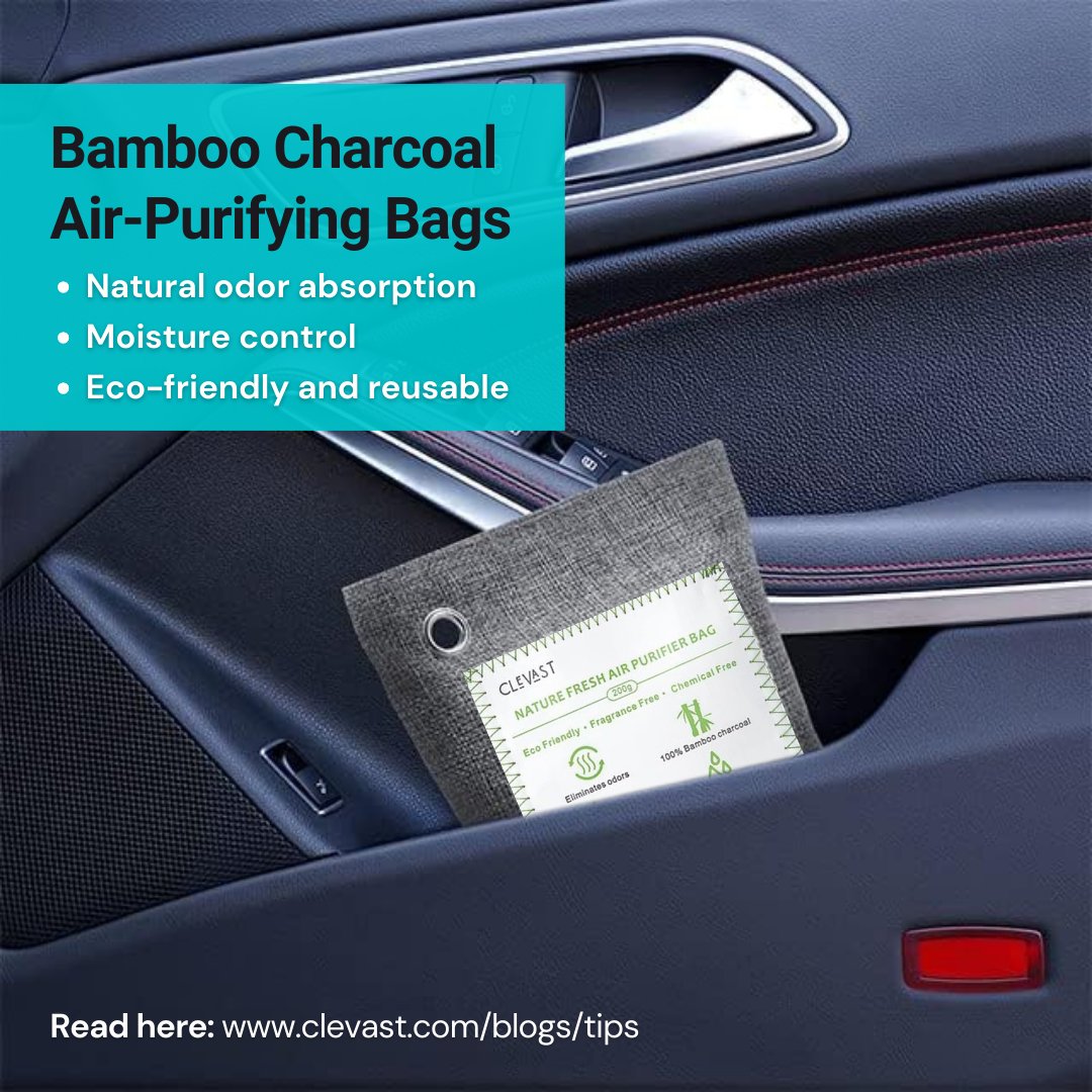 Tired of that musty car smell? An easy fix: bamboo charcoal bags! It naturally absorb moisture and odors instead of just masking them—keeping your car interior clean, dry, and breathable all year round. 🍃

Read here: clevast.com/blogs/tips

#Clevast #odoreliminator #odorremoval