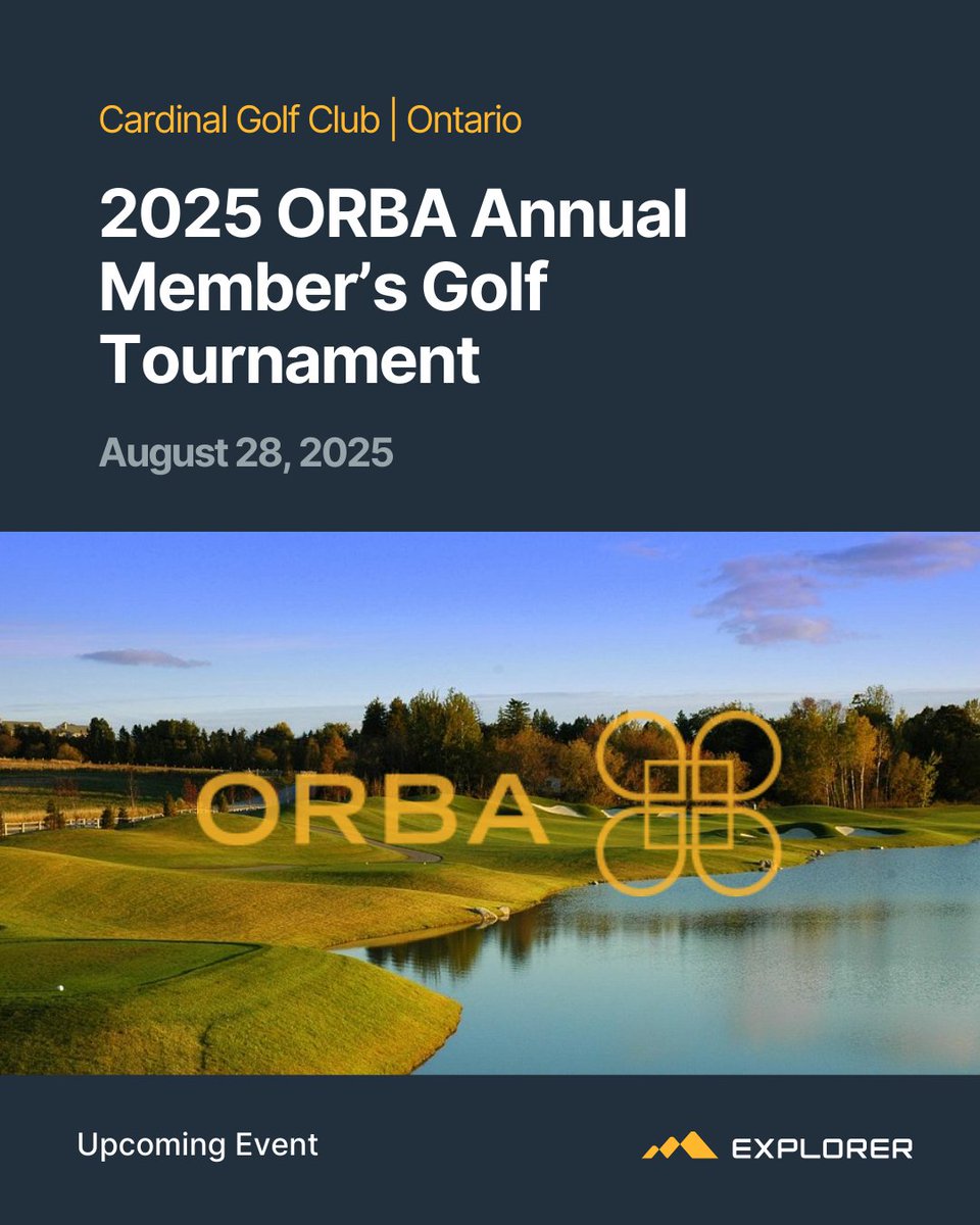 We’re thrilled to be back for our second year sponsoring the <a href="/ONRoadBuilders/">ORBA</a> golf tournament on August 28! Catch Steve and Taylor from our team at Cardinal Golf Course, stationed along two of the courses, including the ever-popular caesar hole. See you on the green!