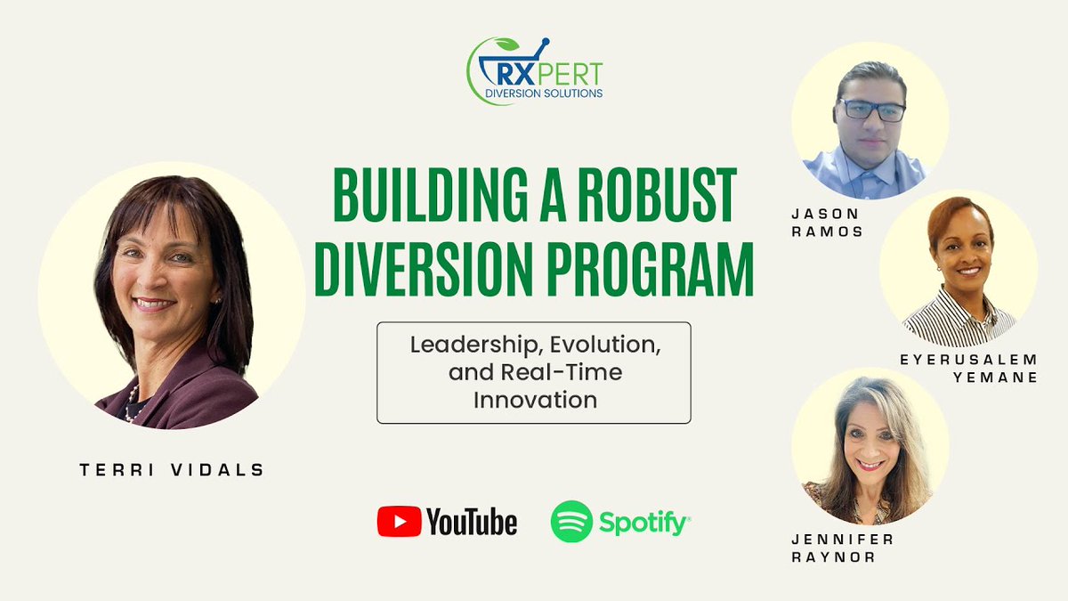 rxpertsolutions's tweet image. How do you build a robust diversion program that adapts in real time? 🏥

In this episode, 3 healthcare leaders share strategies on leadership, prevention, and innovation in diversion programs.

▶️ Watch here: zurl.co/rDmdq 
#DrugDiversionPrevention #MedicationSafety