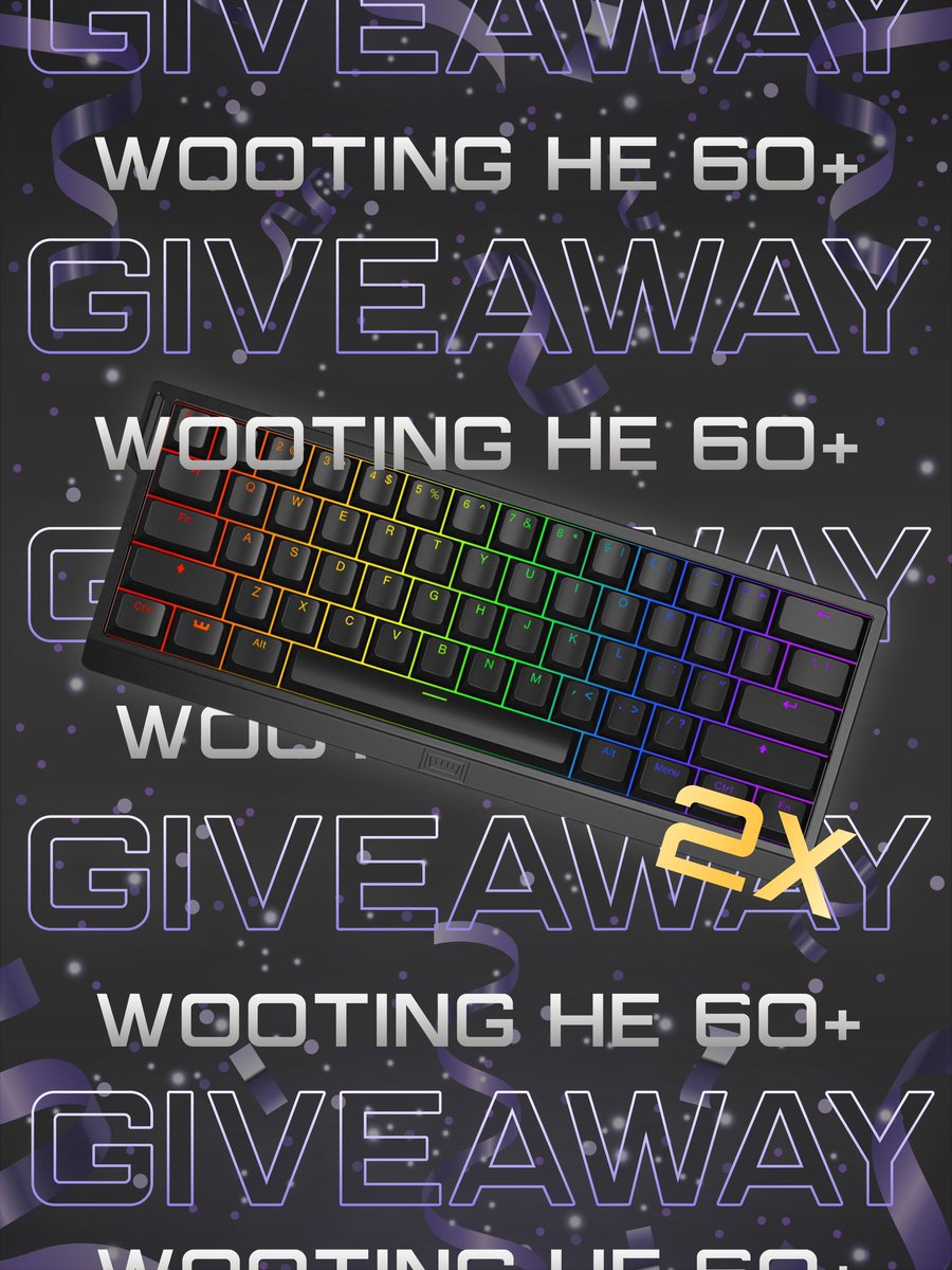 ΞREUS (@ereusgg) on Twitter photo 🚨 GIVEAWAY ALERT 🚨
In cooperation with <a href="/telacyesports/">Telacy Esport</a> , we are giving away 2x <a href="/WootingKB/">Wooting @ Gamescom Hall 10.1</a> 60he+ Keyboards to our beloved fans!
How to enter:
Follow <a href="/EreusGG/">ΞREUS</a> and <a href="/telacyesports/">Telacy Esport</a>
Like + RT this post
Tag a friend who needs a new keyboard ⌨️
⏳ Giveaway ends 27/8 🚨 GIVEAWAY ALERT 🚨
In cooperation with <a href="/telacyesports/">Telacy Esport</a> , we are giving away 2x <a href="/WootingKB/">Wooting @ Gamescom Hall 10.1</a> 60he+ Keyboards to our beloved fans!
How to enter:
Follow <a href="/EreusGG/">ΞREUS</a> and <a href="/telacyesports/">Telacy Esport</a>
Like + RT this post
Tag a friend who needs a new keyboard ⌨️
⏳ Giveaway ends 27/8