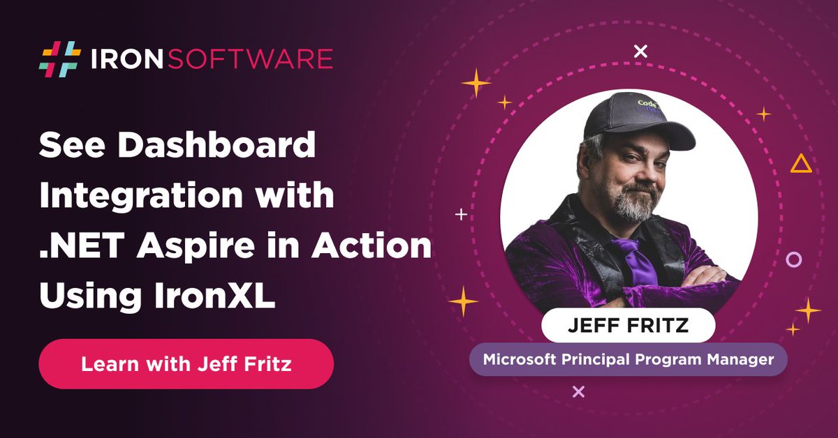 ironsoftwaredev's tweet image. Jeff Fritz’s latest walkthrough isn’t just theory, it’s a full-stack, hands-on build. See how IronXL integrates into Aspire projects to handle live data reporting and team sharing.
👉 Learn more- hubs.ly/Q03BTJhF0
#DotNet #Aspire #IronXL #ExcelExport #Blazor #CloudNative