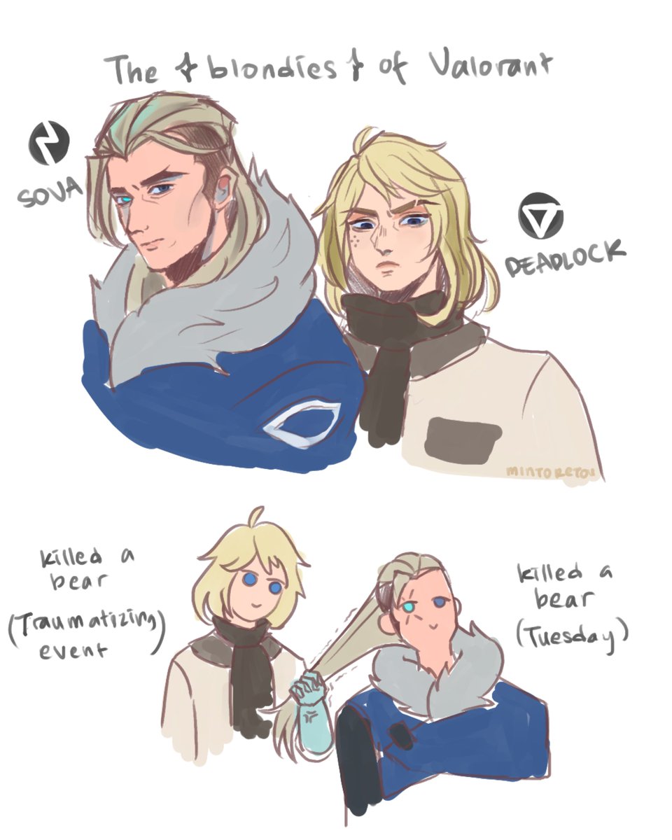 the "it's just a thumb" siblings #VALORANT #Sova #Deadlock