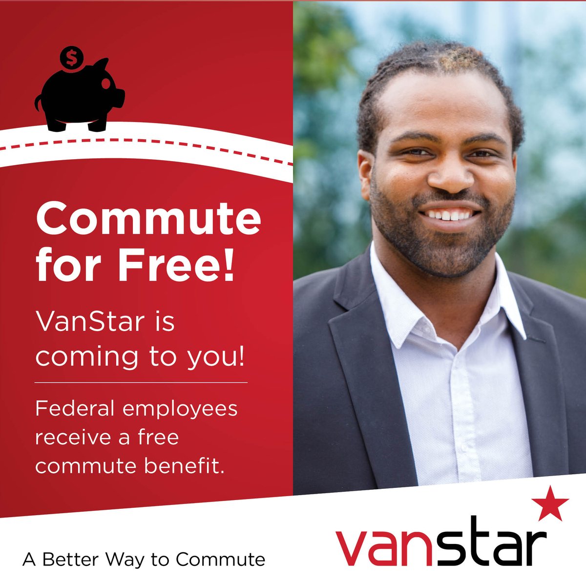 VanStarCommute's tweet photo. Don’t miss out—you could qualify for up to $325/month in commuter benefits! 

Tap the link in our bio to learn how to save big on your commute.🚥

#VanStar #FederalBenefits #CommuteSmart #Ride https://t.co/MziIemtVa6