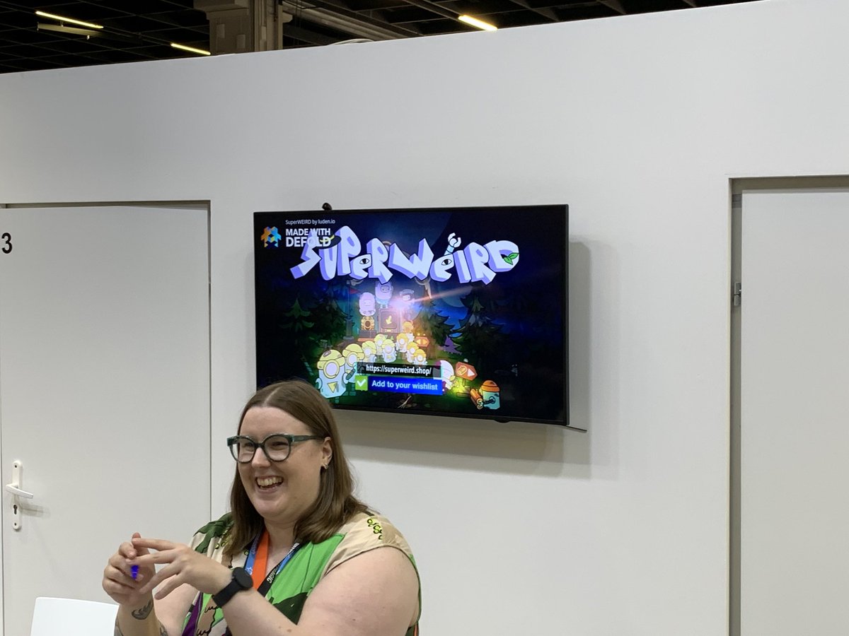 mwesterdahl76's tweet photo. Very nice watching #superweird game video (by @luden_io) in the Nordic All Stars booth
#madewithdefold @defold #gamedev https://t.co/ZUzEzdL42h
