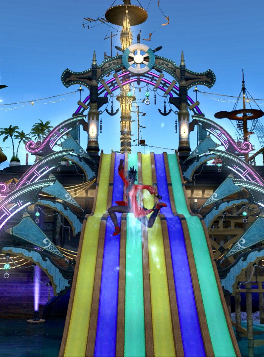 brogoddess_livy's tweet photo. weeeeeee  #ffxiv #ffxivsummerbash #ffxivgposers #ffxivscreenshots #ff14 #FF14SS #MoonfireFaire https://t.co/wg51BdRq4y