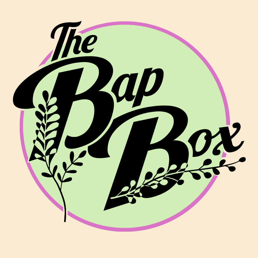 CreativeBrock's tweet image. The Bapbox logo on Norden Farm. Cracking breakfast baps! #davidbrockcreative #BapBox