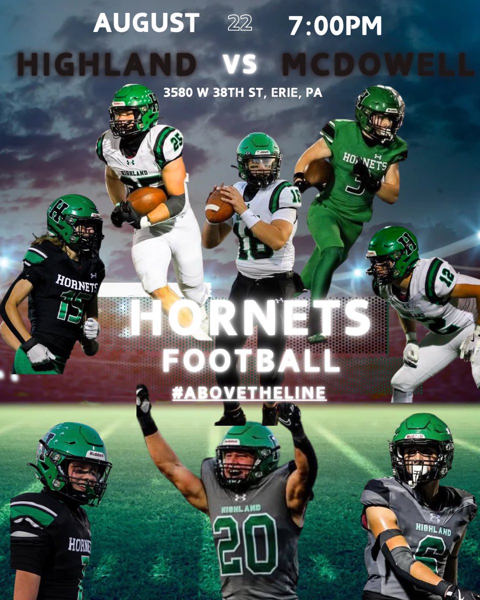 Hornets on the road to Erie tomorrow #abovetheline