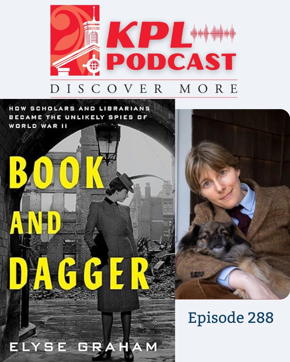 We feel like the luckiest librarians in the world having  talked to <a href="/elysegraham/">Elyse Graham</a> about her wonderful book about gutsy and smart librarians. 
kplpodcast.buzzsprout.com/1278428/episod…