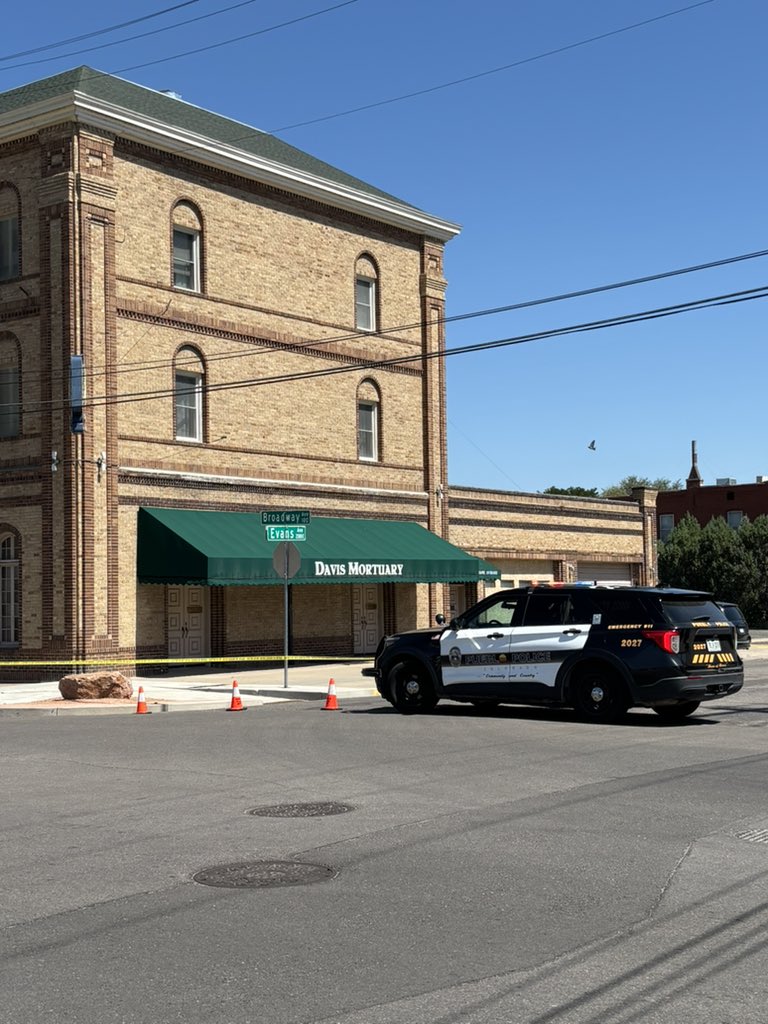 At the Davis Mortuary in Pueblo where a secret room full of dead bodies was discovered by authorities . Now the Pueblo County Coroner is in trouble because it belongs to him. KKTV.com for more info.