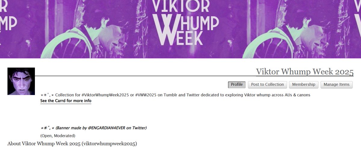 viktorwhumpweek's tweet photo. The archive collection is open! The works will be moderated before being accepted, but fear not, we aren't picky! https://t.co/ac9o5IQXYT https://t.co/jfRiQkSRSY