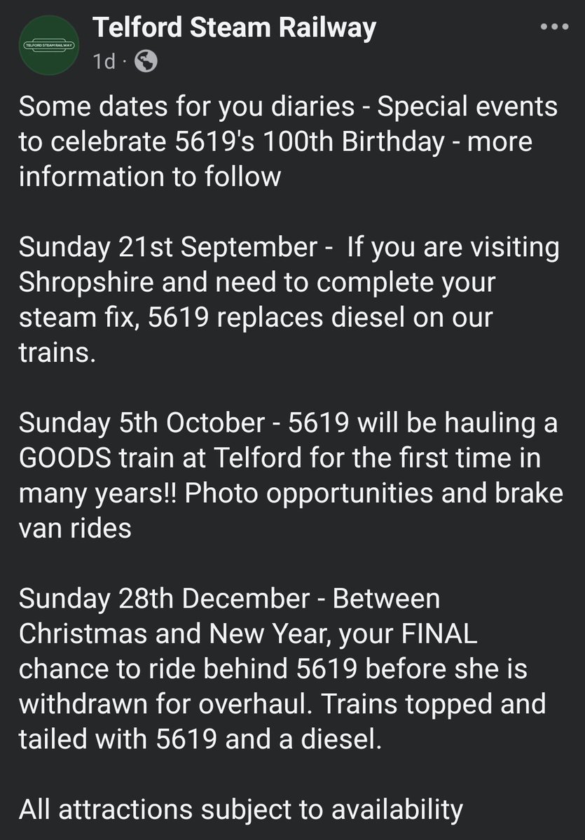 Please pay a visit if you are in the area or fancy a good day out!