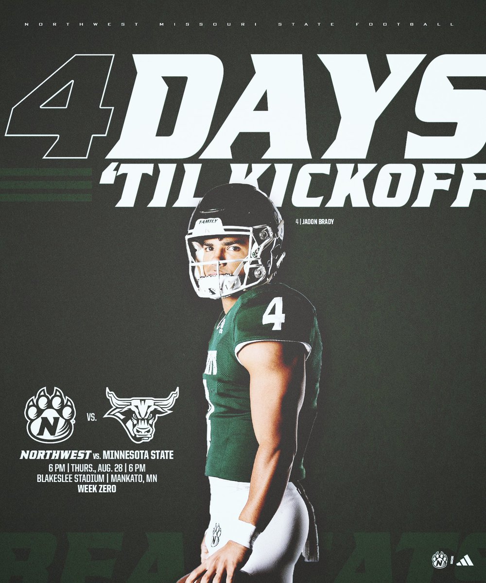 NWBearcat_FB's tweet photo. 𝐅𝐎𝐔𝐑. 𝐌𝐎𝐑𝐄. 

#OABAAB https://t.co/PerCWOZy2b