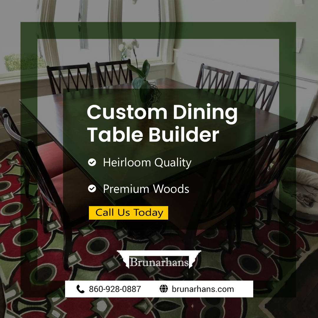 BrunarhansInc's tweet image. Gather around a masterpiece with our custom dining table construction services! 

We create heirloom-quality tables designed to be the centerpiece of your home.

📞(860) 928-0887
🌐brunarhans.com

#CustomDiningTable #HandcraftedFurniture