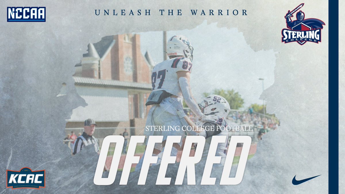 Jaxon Myers (@jaxonmyers15) on Twitter photo After a great conversation with <a href="/PorcheCoach/">Coach Porche</a> I’m extremely blessed to receive my 3rd offer from <a href="/SCWarriorFB/">Sterling College Football</a> <a href="/CoachOzores/">Christien Ozores</a> <a href="/Ehound1/">E</a> <a href="/SalinaFootball/">Salina South Football</a> After a great conversation with <a href="/PorcheCoach/">Coach Porche</a> I’m extremely blessed to receive my 3rd offer from <a href="/SCWarriorFB/">Sterling College Football</a> <a href="/CoachOzores/">Christien Ozores</a> <a href="/Ehound1/">E</a> <a href="/SalinaFootball/">Salina South Football</a>