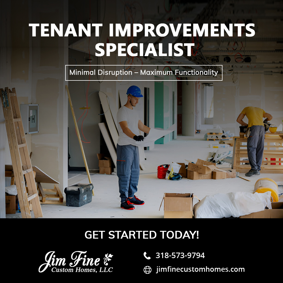 jimfinehomes's tweet image. 🔧 Professional Tenant Improvements Contractor

 Jim Fine Custom Homes specializes in efficient tenant improvements, transforming commercial spaces with minimal disruption and maximum functionality.

📞 318-573-9794
🌐 jimfinecustomhomes.com

#TenantImprovements