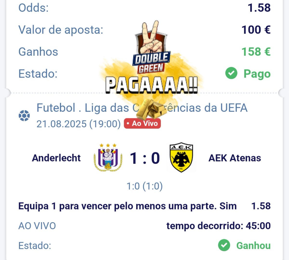 Isso que eu entrego todos os dias de forma gratuita em nosso canal free
t.me/+2pazeMb4FlFkN…