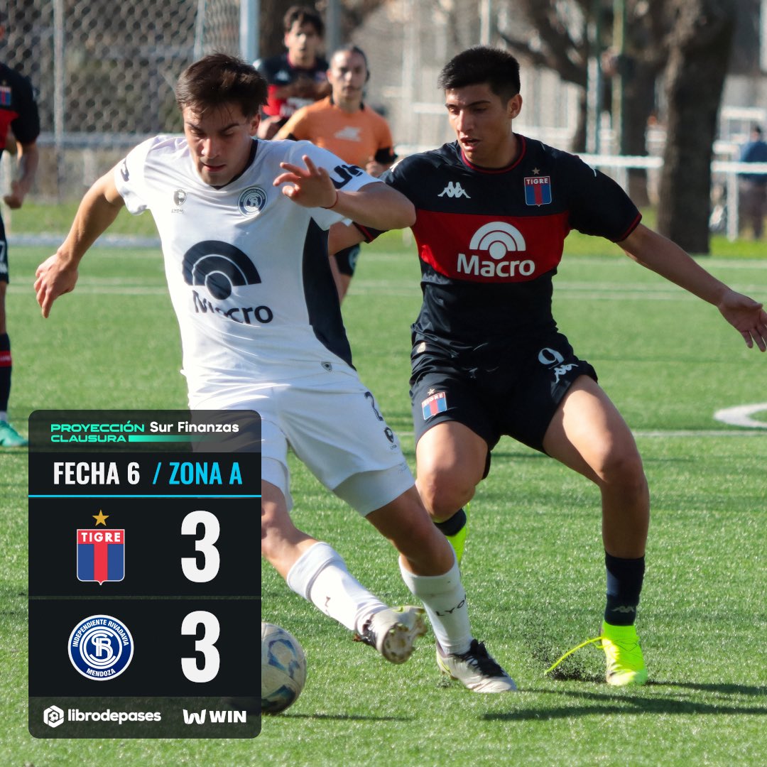 ProyeccionLPF's tweet image. ¡EMPATE! 🤝🏼 En un partidazo, @catigreoficial y @CSIRoficial igualaron 3 a 3 por la #Fecha6 del #TorneoProyección @surfinanzas 🏆