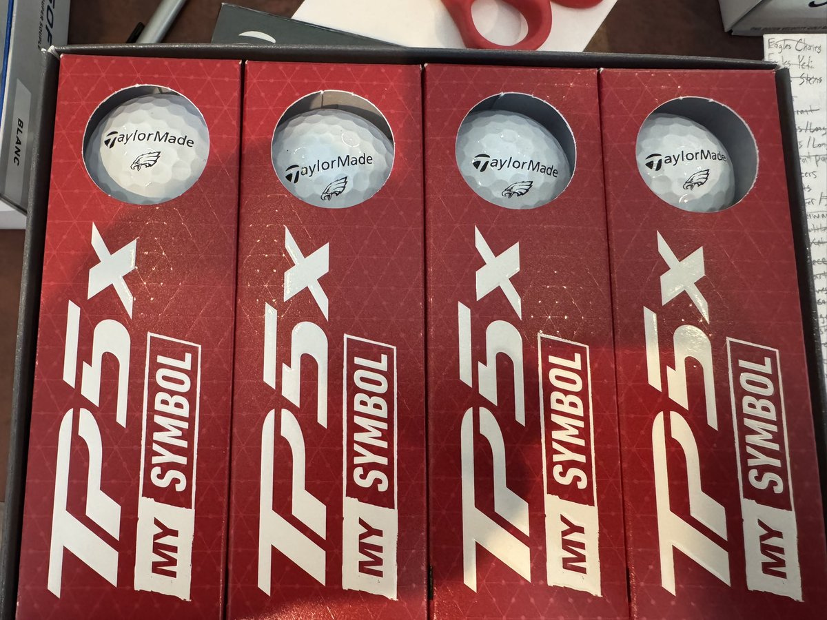 Chris from VA (@cleeoaktonva) on Twitter photo Boss up at my golf course hooked me up with 2 dozen custom <a href="/Eagles/">Philadelphia Eagles</a> golf balls from <a href="/TaylorMadeGolf/">TaylorMade Golf</a> Super Pumped!!! Go Birds!!! #FlyEaglesFly Boss up at my golf course hooked me up with 2 dozen custom <a href="/Eagles/">Philadelphia Eagles</a> golf balls from <a href="/TaylorMadeGolf/">TaylorMade Golf</a> Super Pumped!!! Go Birds!!! #FlyEaglesFly