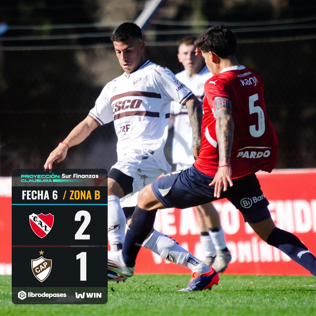 ProyeccionLPF's tweet image. ¡Victoria del Rojo! 👹 @Independiente derrotó 2 a 1 a @caplatense en la #Fecha6 del #TorneoProyección @surfinanzas 🏆