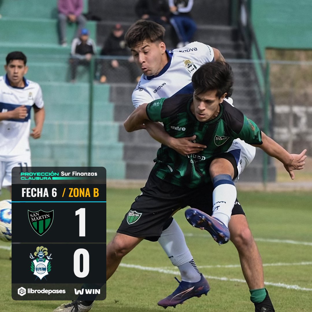 ProyeccionLPF's tweet image. ¡Le saco el invicto! 🙌🏼 @CASanMartinSJ ganó 1 a 0 ante @gimnasiaoficial y sumó de a 3 en la #Fecha6 del #TorneoProyección @surfinanzas 🏆