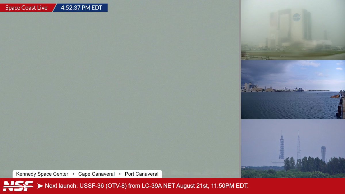 carson_phillips (@cphillips_03) on Twitter photo It appears <a href="/NASASpaceflight/">NSF - NASASpaceflight.com</a> has a Vandenburg Live 24/7 going now...
wait sorry just another storm the Space Coast...
Watch the storm here: nsf.live/spacecoast It appears <a href="/NASASpaceflight/">NSF - NASASpaceflight.com</a> has a Vandenburg Live 24/7 going now...
wait sorry just another storm the Space Coast...
Watch the storm here: nsf.live/spacecoast