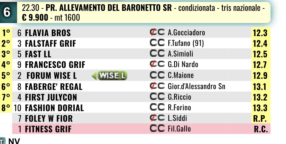 “Grande” piccolo Flavia Bros (Face Time Bourbon) 🇮🇹 💪🏆
12,3 over 1600m at Garigliano racetrack.
Proud breeders &amp; owners 😊