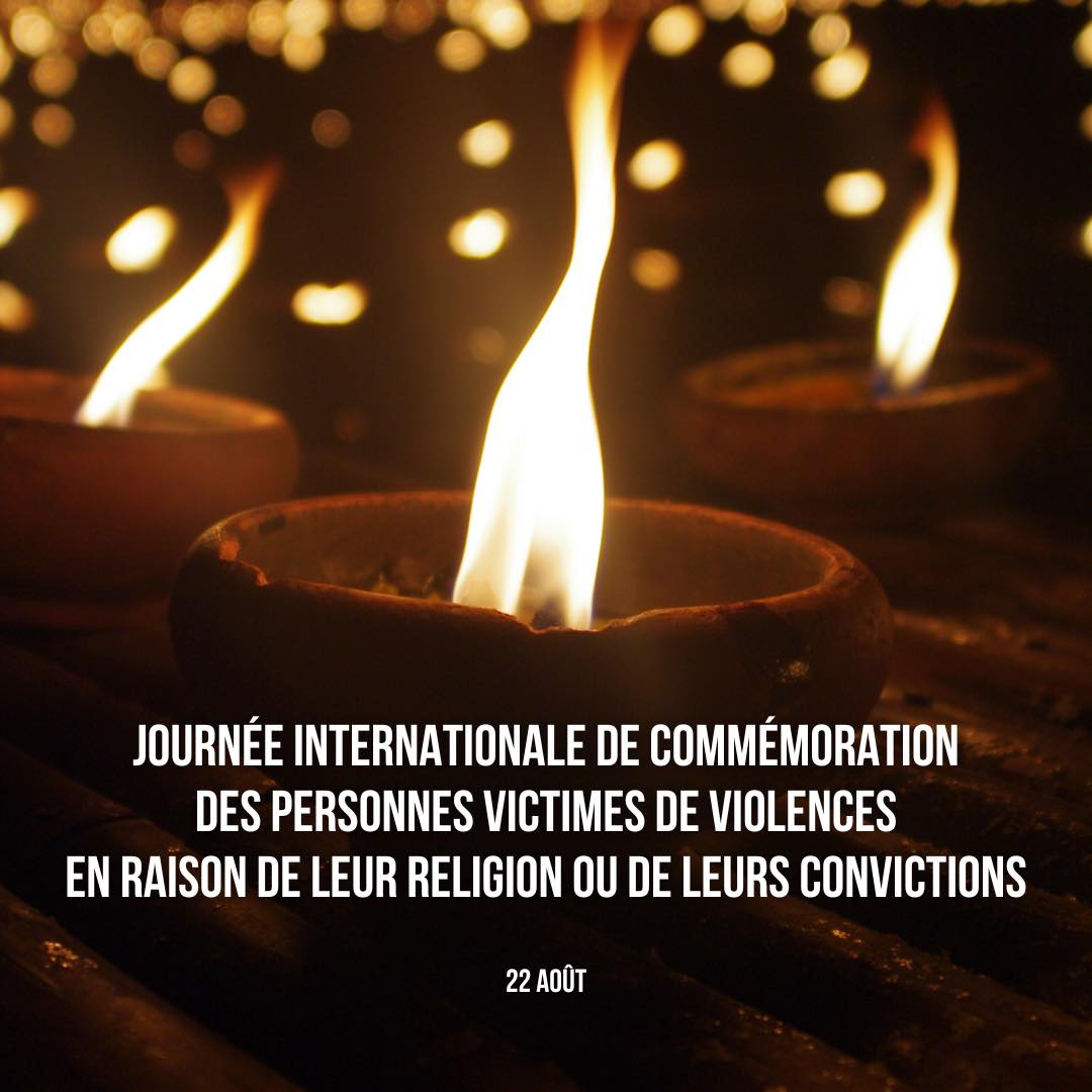 Personne ne devrait être persécuté en raison de sa foi ou de ses croyances.

Ce vendredi, nous rendons hommage aux victimes de violences liées à leur religion ou à leurs convictions. 
un.org/fr/observances…