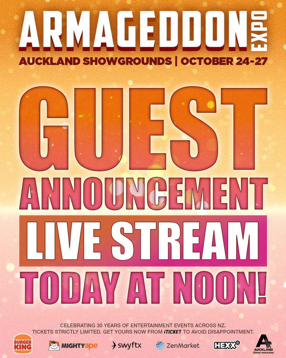 Armageddon Expo NZ tweet media