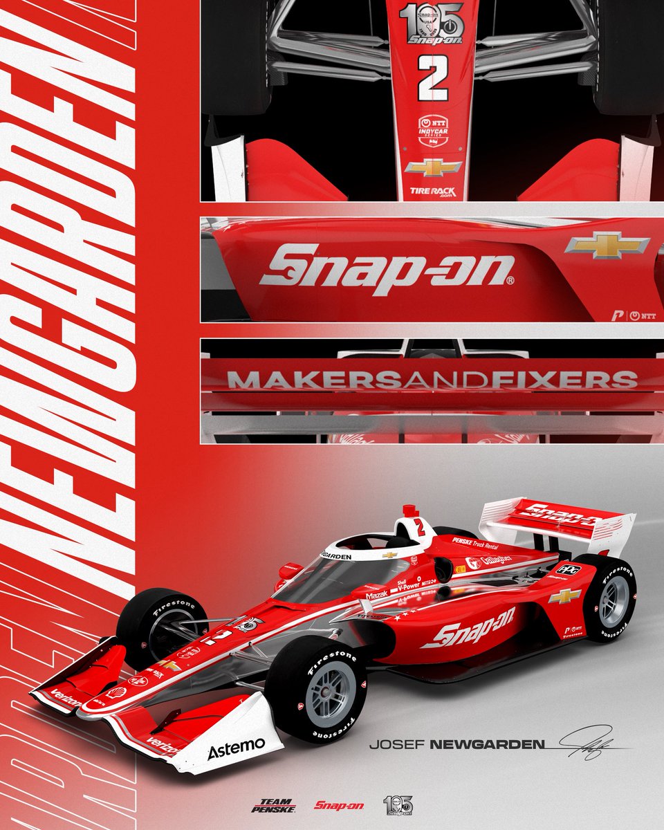 Crafted in chrome.

<a href="/josefnewgarden/">Josef Newgarden</a> is set for the <a href="/Snapon_Tools/">Snap-on Tools</a> <a href="/TheMKEMile/">Milwaukee Mile</a> 250.