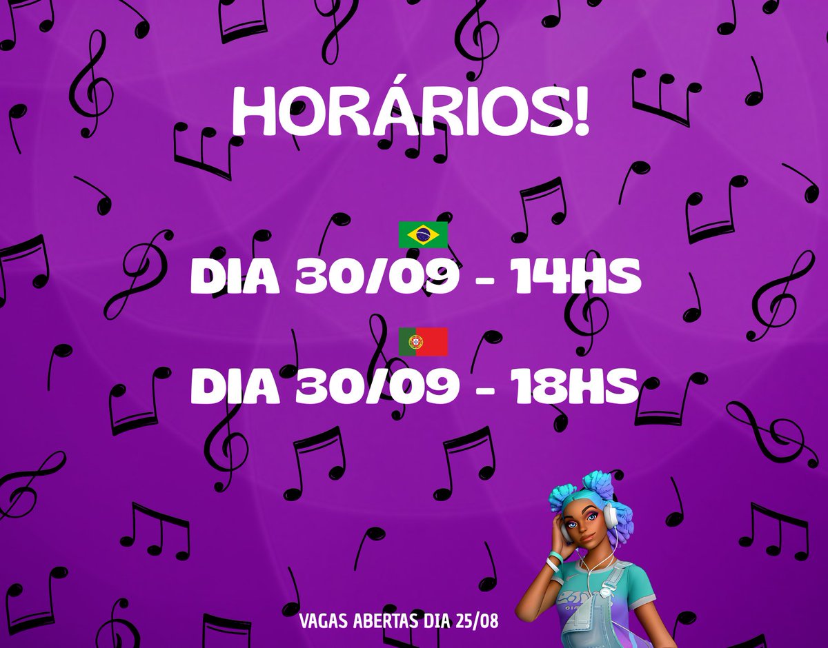 CONFIRA OS HÓRÁRIOS DO DESAFIO MODO FESTIVAL! #Fortnite
x.com/ThallisonFN/st…