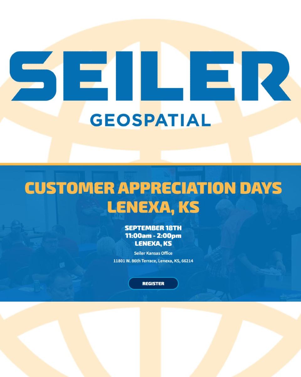 SeilerInst's tweet image. Lenexa, KS – Customer Appreciation Day – Sept 18 🎉
Join us for BBQ, prizes, live demos, and more as we celebrate YOU!

📍 Seiler Lenexa Office | 🗓 Thu, Sept 18
👉 Register now: gotoseiler.com/45xl33J

#SeilerGeospatial #CustomerAppreciation #LenexaKS #Surveying #Geospatial