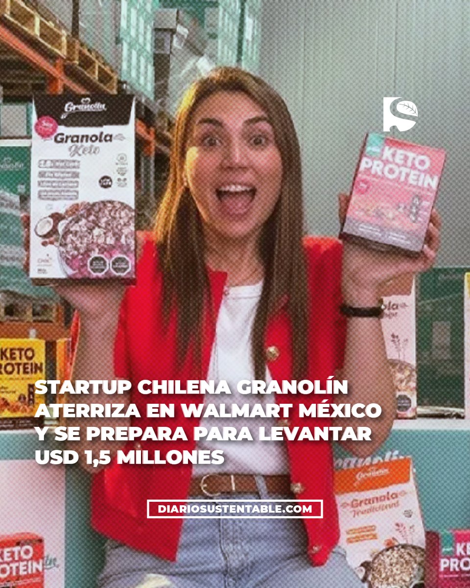🥣 Granolín, la startup chilena fundada por Flavia Torrent en 2017, ingresó a Walmart México con snacks saludables, funcionales y accesibles, proyectando expandirse a un mercado de más de 120 millones de personas. f.mtr.cool/amfswleilt