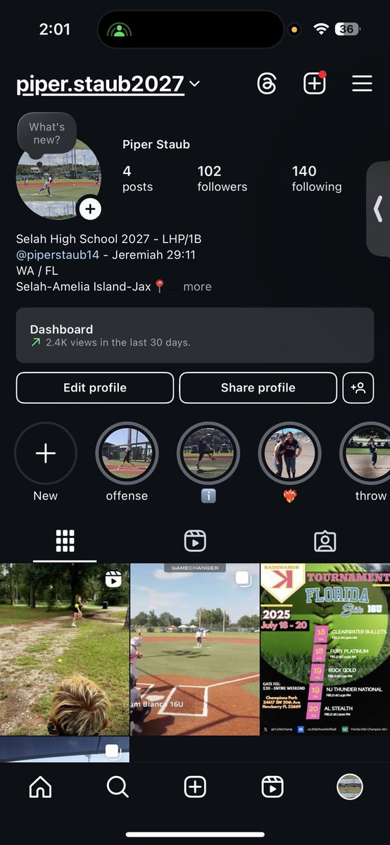piperstaub2027's tweet photo. Follow my instagram! 
@ piper.staub2027 
#recrutement #2027 #softball #recruitme 
@CoachPerkinsSB @DrewPowell39 @CoachMandy13 @AppStateSB @GSAthletics_SB @GVSUSoftball https://t.co/F68vwhVL6v