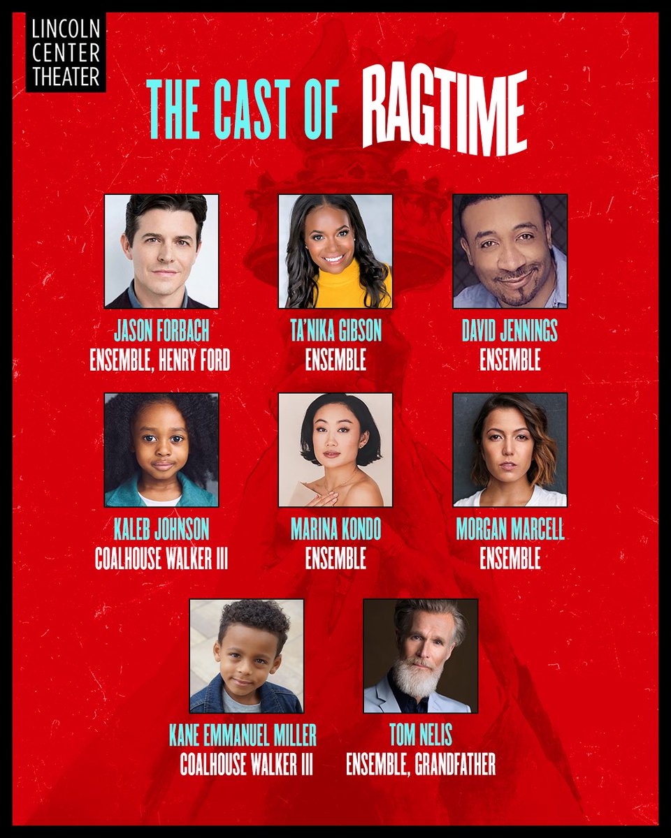 LCTheater's tweet photo. Today’s the first day of RAGTIME rehearsals. We’re thrilled to introduce the newest members joining the company, our cast is officially complete!

Performances begin September 26 at Lincoln Center Theater’s Vivian Beaumont Theater. Tickets are available now. https://t.co/OBOk6wGjR9