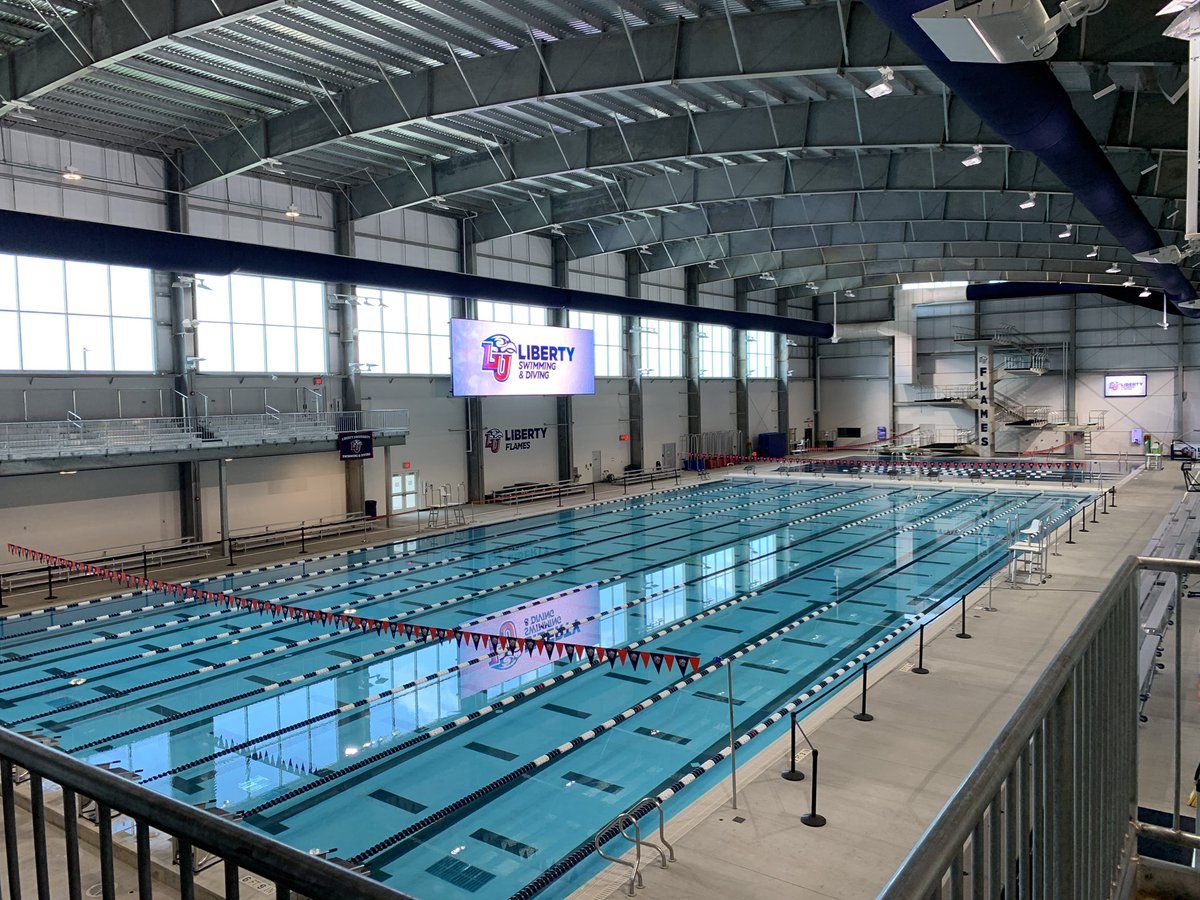 Another year….another first practice of the year for @libertydiveswim at LaHaye! From humble beginnings….We started the program in 2009 in a six-lane, 25-yard pool with no gutters and skimmers around the side…no natural light and no air blowing from the gutter…but our Alumnae