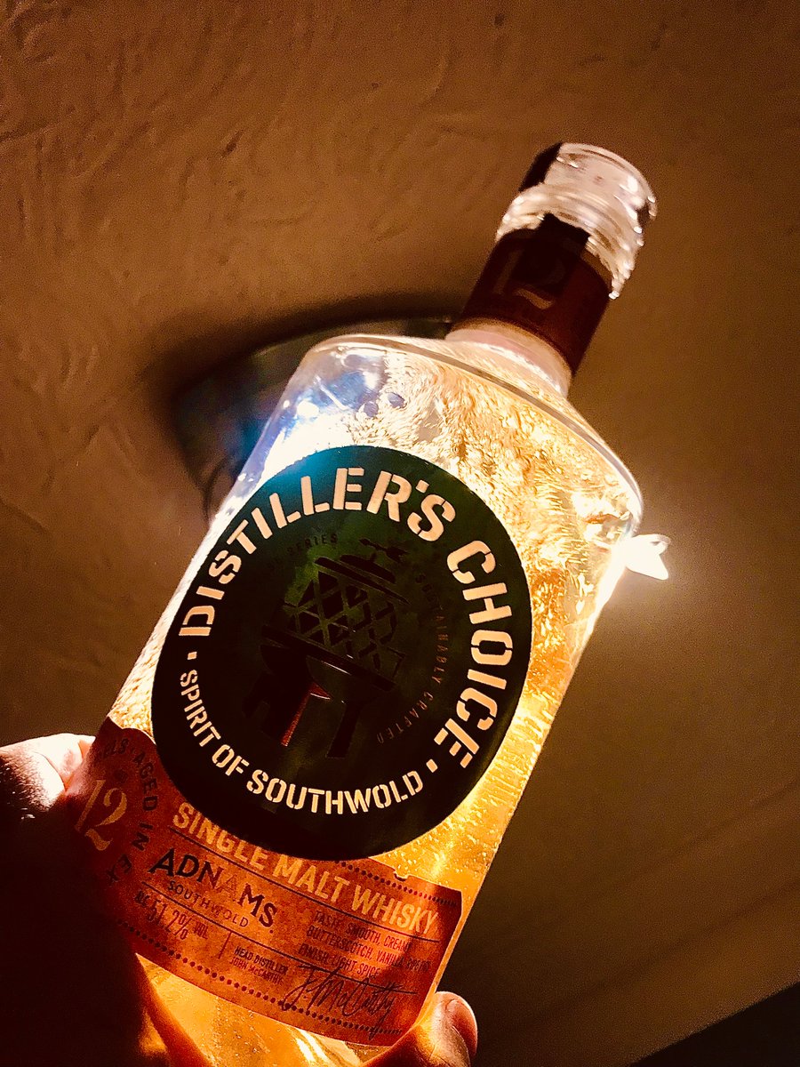 A whisky worth the wait! 
The Distillers Choice 12 year old ex bourbon cask strength. <a href="/Adnams/">Adnams Southwold</a>  🏴󠁧󠁢󠁥󠁮󠁧󠁿🥃☺️