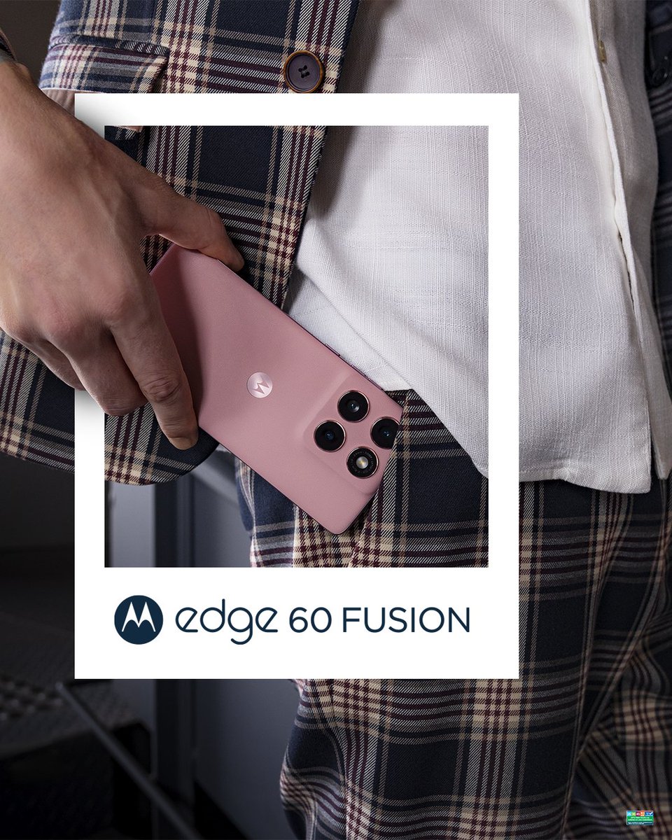 MotorolaCL's tweet image. Pensado para destacar tanto en tus looks como en tu feed 📸, nuestro motorola #edge60fusion y su PANTONE™ Zephyr es una declaración de estilo.

#WhatsYourEdge
